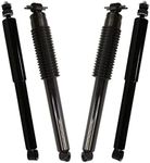 AutoShack Front & Rear Shock Absorbers Set of 4 Replacement for 2007-2017 Jeep Wrangler 2018 Wrangler JK 3.6L 3.8L V6 4WD RWD KS40013