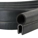 Tintvent Automotive Door Rubber Seal Strip with Top Bulb, Eage Protector Soundproofing Weather Stripping for Cars, Trucks, Boats, and Home Applications (26Ft)