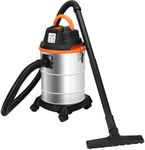 LIGO Shop Vac, Wet Dry Vacuum Cleaner, 4 Gallon, 4.0 Peak HP, Corded, 1000W, Stainless Steel Tank, 15 KPA, Suction Hose Dia.1 1/4 Inch 1.5 Meter with Blower Function