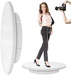 Motorized Rotating Display Stand, 360° Electric Rotating Turntable Display Stand, 220Lb Load, for Photography Products,White