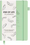 End of Life Planner - Final Arrangements Organizer Notebook - Beneficiary, Funeral Planning, Last Wishes & Will Preparation - A5 PU Leather with Pen Holder (Green Mountains)