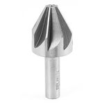 uxcell a15110300ux0279 32mm Cutting Dia 60 Degree Chamfer Mill Cutter Countersink Drill Bit, Silver Tone