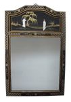 Mother of Pearl Rectangular Mirror, Oriental Chinese Furniture