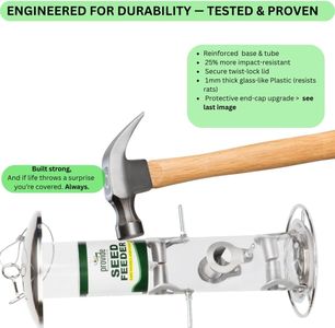 Provide Heavy Duty Bird Feeder – Durable Outdoor Hanging Feeder