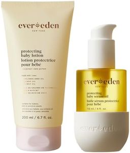 Evereden Protecting Baby Set - Moisturizing Baby Lotion for Newborn 6.7 oz. and Protecting Baby Massage Oil, 4 oz. | Clean Baby Care