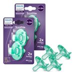 Philips Avent Soothie Pacifier 0-3m, green/green, 4 pack, SCF190/41