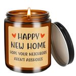 New Home Gifts,House Warming Gifts for New Home,New Apartment Scented Candle for Housewarming,New House Decor Gift for Friends,Women,Sister,Couple,Bestie New Home Gift Apartment Funny Decor(New Home)