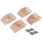 Classy Clamps Wooden Quilt Wall Hangers – 4 Large Clips (Light) and Screws for Wall Hangings - Tapestry Hangers/Quilt Hangers for Wall hangings - Quilt Clips/Wall Clips for Hanging/Quilt Rack