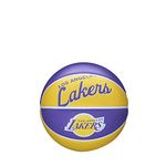 WILSON NBA Team Retro Mini Basketball - Los Angeles Lakers