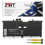 ZTHY NNF1C Laptop Battery Replacement for Dell XPS 13 9365 2in1 2017 Series XPS 13-9365-D1605TS 13-9365-D1805TS 13-9365-D2805TS 13-9365-D3605TS Notebook 0NNF1C HMPFH 7.6V 46Wh 5940mAh 4-Cell