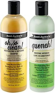 Aunt Jackie's Oh so Clean! Shampoo & Quench Leave-in Conditioner 12 Oz Each