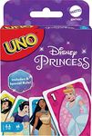 Mattel Games UNO Disney Princesses Card Game for Kids & Family, Themed Deck & Special Rule, 2-10 Players