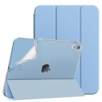 TiMOVO Case for iPad 10th Generation Case 2022, Slim Stand Case for iPad 10.9 inch, Soft TPU Back Cover, Smart Folio Protective Leather Case Fit iPad 10 - Sunny Sky Blue