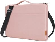 DOMISO 17 Inch Laptop Sleeve Case Protective Portable Computer Carrying Bag for 17.3" HP Pavilion 17/HP Envy 17/HP 17/Dell Inspiron 17/MSI/Lenovo IdeaPad 321, Pink