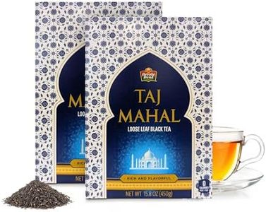 Brooke Bond Taj Mahal Tea | Loose Tea | Premium Quality | Authentic Indian Chai | Blend | Suitable for Chai | Unsweetened Black Tea | Rich & Flavourful | 450 Grams (Pack of 2)