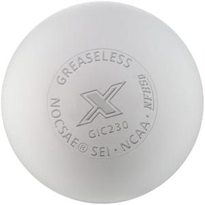 PEARL X Greaseless Lacrosse Balls by Guardian Innovations, 10 Pack, White - Official Ball of NCAA Championships - Meets NOCSAE Standards and SEI/NCAA Certified