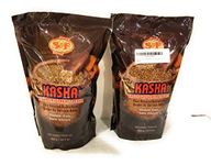 S&F Kasha Pure Roasted Buckwheat Groats - Pack of 2 (900gms per Bag)