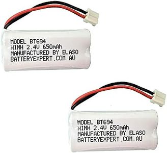 2X ELASO Replacement Battery Compatible with Uniden Cordless Phone BT694 BT694S BT694n BT694m BT-694 BT-694S BT-694n BT-694m DECT 6.0 1015 1635 3035 3135