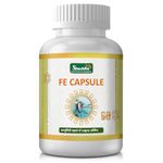 Shuddhi FE Capsule-For Increasing Hemoglobin | Daily Multivitamin For Women Health | Natural Ingredients Shudh Shilajeet And Loh Bhasam | For Strong Immunity And Stamina, 60 Capsules