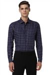 Van Heusen Men's Solid Slim Fit Shirt (VHSFRSLB253641_Navy 40)