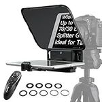 Teleprompter Tablet, Desview T3 Teleprompters for iPad Smartphone up to 11 inch, 70/30 Beam Splitter Glass with Remote Control for DSLR Camera Phone Shooting, ipad-Teleprompter-Tablet-iPhone-Autocue