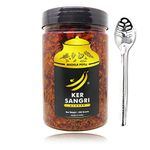 MASALA POTLI� Homemade Rajasthani Spicy & Tangy Kair Sangri Achaar & Spoon | Shrub Berry & Beans Pickles (Rajasthani Ker Sangri, 500 Grams)