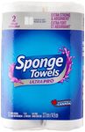 SpongeTowels UltraPRO Ultra Strong & Absorbent Paper Towel, Choose-A-Size® Sheets, 2 Regular Rolls