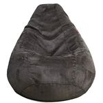 Couchette® Bean Bag XXXL in Grey Suede (Without Fillers)