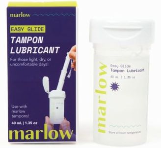 Marlow Revolutionary Tampon Lubricant I Make Tampons Easy to Insert | Pain-Free Tampon Insertion | Easy Glide One Dip | PH Balanced I Water-Based I MarLube | (40mL)
