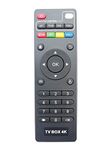 BhalTech MX MXQ MXQ PRO M8 M8N M8S MX3 XBMC Remote Control Compatible for Android TV Box, Black