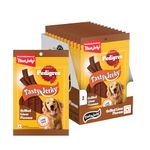 Pedigree Tasty Jerky Dog Treat For Adult, Grilled Liver Flavour, 70 G X 12, Jerky-style Treats For Bonding, Low-fat And High-protein* Dog Treats