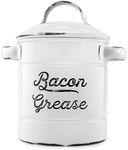 AuldHome Grease Container, White En