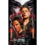 5D"Supernatural" Poster Diamond Painting Full Diamond Embroidery Picture Mosaic Cross Stitch Kit Home Wall Decoration Art Gift-12x16in(30x40cm)