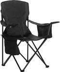 Amazon Basics Padded Folding Outdoor Camping Chair with Bag - 34 x 20 x 36 Inches, Black