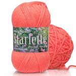 Mary Maxim Starlette Yarn, Coral