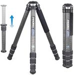 INNOREL KT364C Compact 10-Layer Carbon Fiber Camera Tripod 36mm Big Tube Professional Travel Tripod for Digital DSLR Video Camcorder Heavy Duty Camera Stand Load 66.1lb/30kg with Center Column