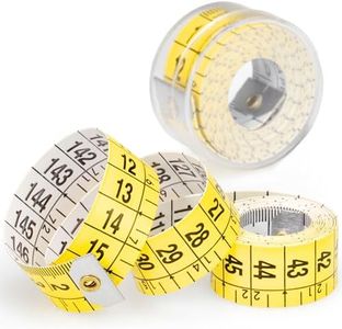 Metro da Sarto BENESSERE In Linea® Metro Sarta - Metro da Sarta Morbido - Metro per Misurare Corpo - Misura Vestiti - Con Pratica Custodia In Plastica Rigida - Avvolgibile Doppia Graduazione 1,5 Mt
