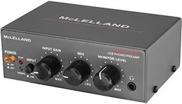 Mclelland Phono Preamp with￢†Line in USB Rip and Gain Control RIAA Standard