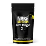 Nuke Nutrition Test Rage XL Testosterone Booster for Men | 120 Capsules | Anabolic Supplement to Enhance Male Testosterone Levels | Boost Lean Physique, Muscle Growth & Strength | Vegan & Easy Swallow