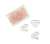 25 Pieces Diamond Shapes Paper Clip