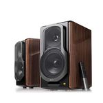 Edifier S2000MKIII Powered Bluetooth Bookshelf 2.0 Speakers - S1000MK2 Near-Field Active Tri-Amped 130w Studio Monitor Speakers for Audiophiles with Wireless, Line-in and Optical Input