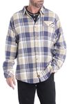 Legendary Whitetails Men's Buck Camp Flannel Shirt - Plaid, Corduroy-Cuffed, Fall/Winter Clothing, Large