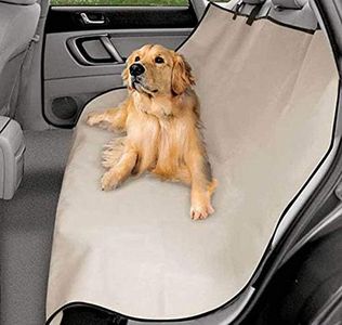 GNASTAS Nylon Waterproof car Back seat Protection Cover for Dog,cat/Pet Seat Cover Hammock Suitable for Cars, SUV(Black)