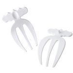 Salad Hands for Serving Salad Mixers Pasta Servers Set of 2 Salad Claws Mixing Tongs Salad Fork Kitchen Helper Great for Tossing and Serving Salad, Pasta and More