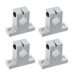 eMagTech 4pcs SK12 Linear Shaft Support Bracket Mount 12mm CNC Linear Motion Ball Slide Units Rail Support Guide Shaft Bearing for 3D Printer Multi-axis Machine