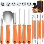 Ninonly 17Pcs Pumpkin Carving Kit, 