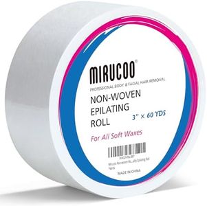 Mirucoo Non-woven Wax Strip Roll for Body and Facial Hair Removal, 3 Inches x 60 Yards Pack Salon Quality Epilating Roll