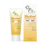 Fixderma Shadow Sunscreen SPF 50+ Cream PA+++ | Sunscreen for Dry Skin | Sunscreen for UVA & UVB Protection | Non Greasy & Water Resistant - 40 gm