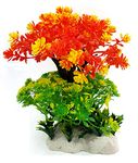 JAINSONS PET PRODUCTS® Natural Looking Aquarium Plant, Artificial Plastic Plant Size/6.5 inch, Used for Fish Tank, Household and Office Decoration