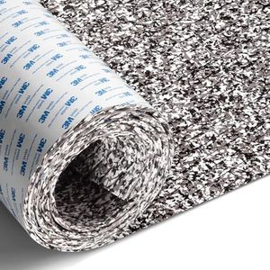 Fullfire Boat Flooring EVA Foam Decking Sheet, Camo Marine Flooring with Self-Adhesive Backing Marine Carpet for Boats Yacht Kayak RV Floor 94" x 47" Camo Snow